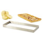 Narkalıp Delikli Dikdörtgrn Tart Kalıbı 11x30cm NRT-111